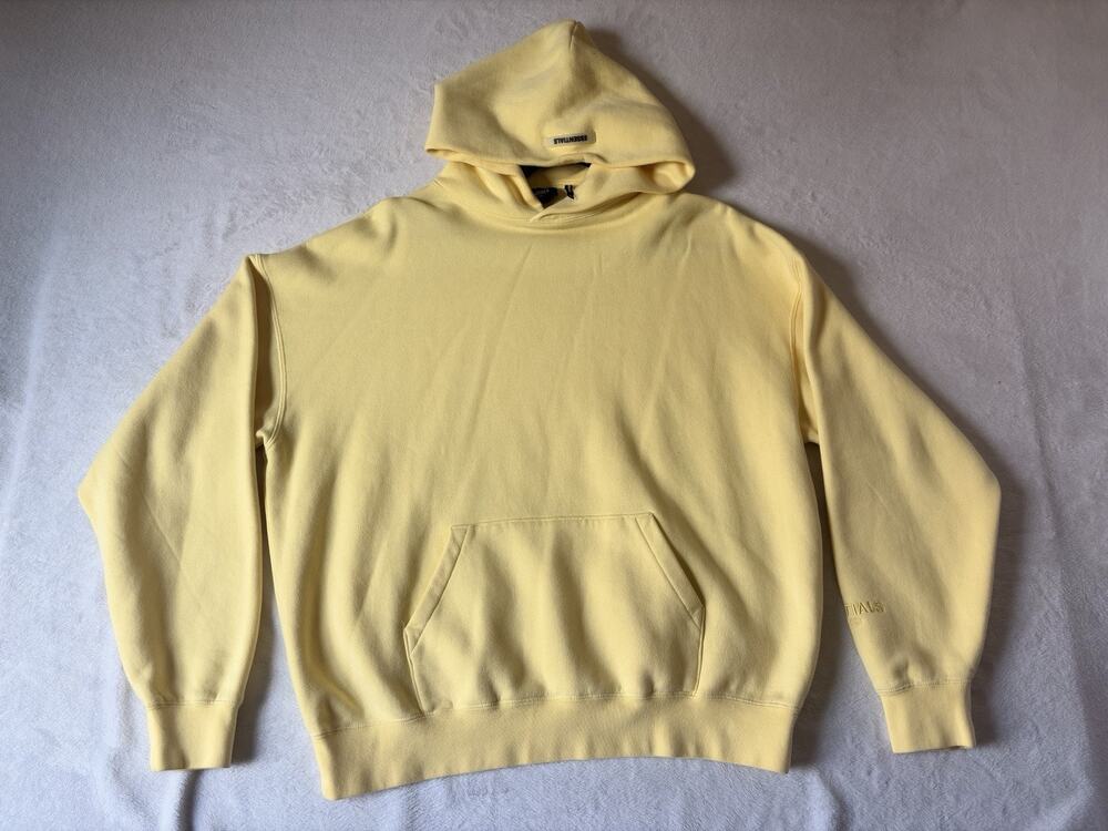 FOG Fear of Gods Essentials Men's Size M Hoodie Lemonade